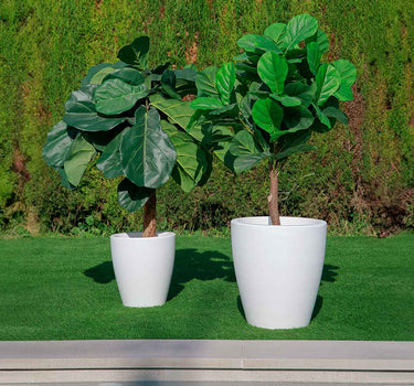 Macetero redondo de color VIOLETA 40