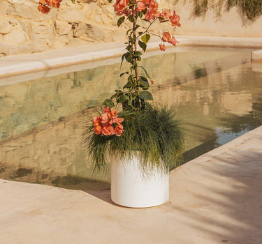 Macetero redondo de color HORTENSIA 30