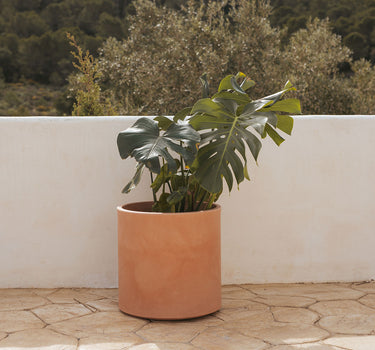 Macetero redondo de color HORTENSIA 40