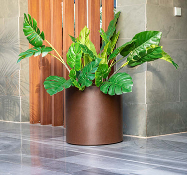 Macetero redondo de color HORTENSIA 40