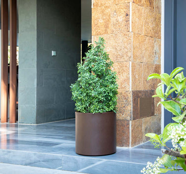 Macetero redondo de color HORTENSIA 40