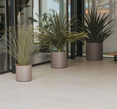 Macetero redondo de color HORTENSIA 40