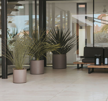 Macetero redondo de color HORTENSIA 50