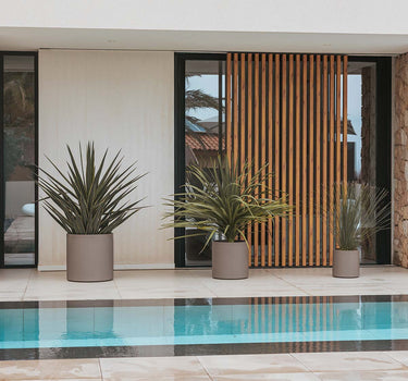 Macetero redondo de color HORTENSIA 50