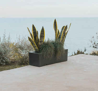 Macetero rectangular de color JARA 60