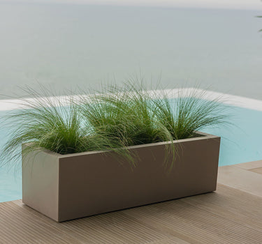 Macetero rectangular de color JARA 60