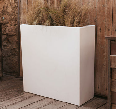 Macetero rectangular de color JUNCO 80