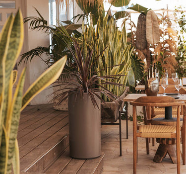 Macetero redondo de color PALMA 70