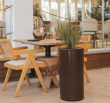 Macetero redondo de color PALMA 70