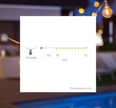 GUIRNALDA DE LUCES STELLA | USO INTERIOR