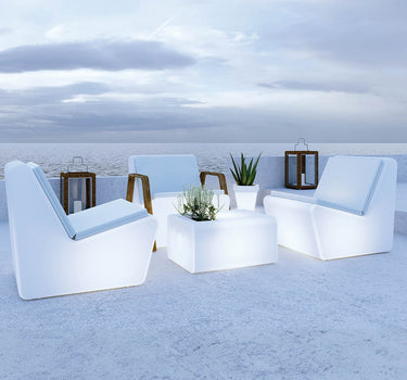 Pack x1 Mesa Altavoz Tarida Tab + x2 Asientos Tarida Sit Arms (con reposabrazos)