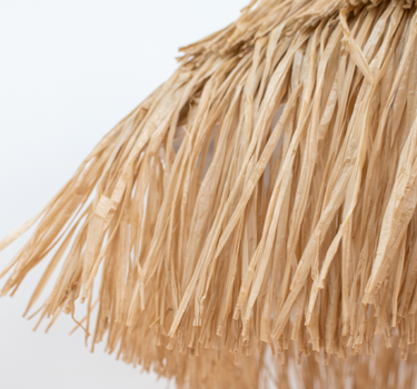 Sombrilla hawaiana de acero para exterior ø220 x 230cm