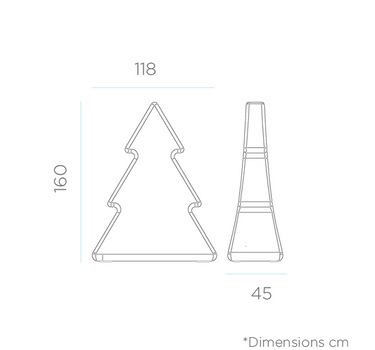 ÁRBOL DE NAVIDAD PINUS 160 VERDE